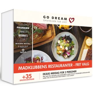 Madklubben Restauranter - Frit Valg - Mad og Gastronomi - GO DREAM