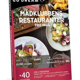 Madklubben Restauranter - Frit Valg - Mad og Gastronomi - GO DREAM